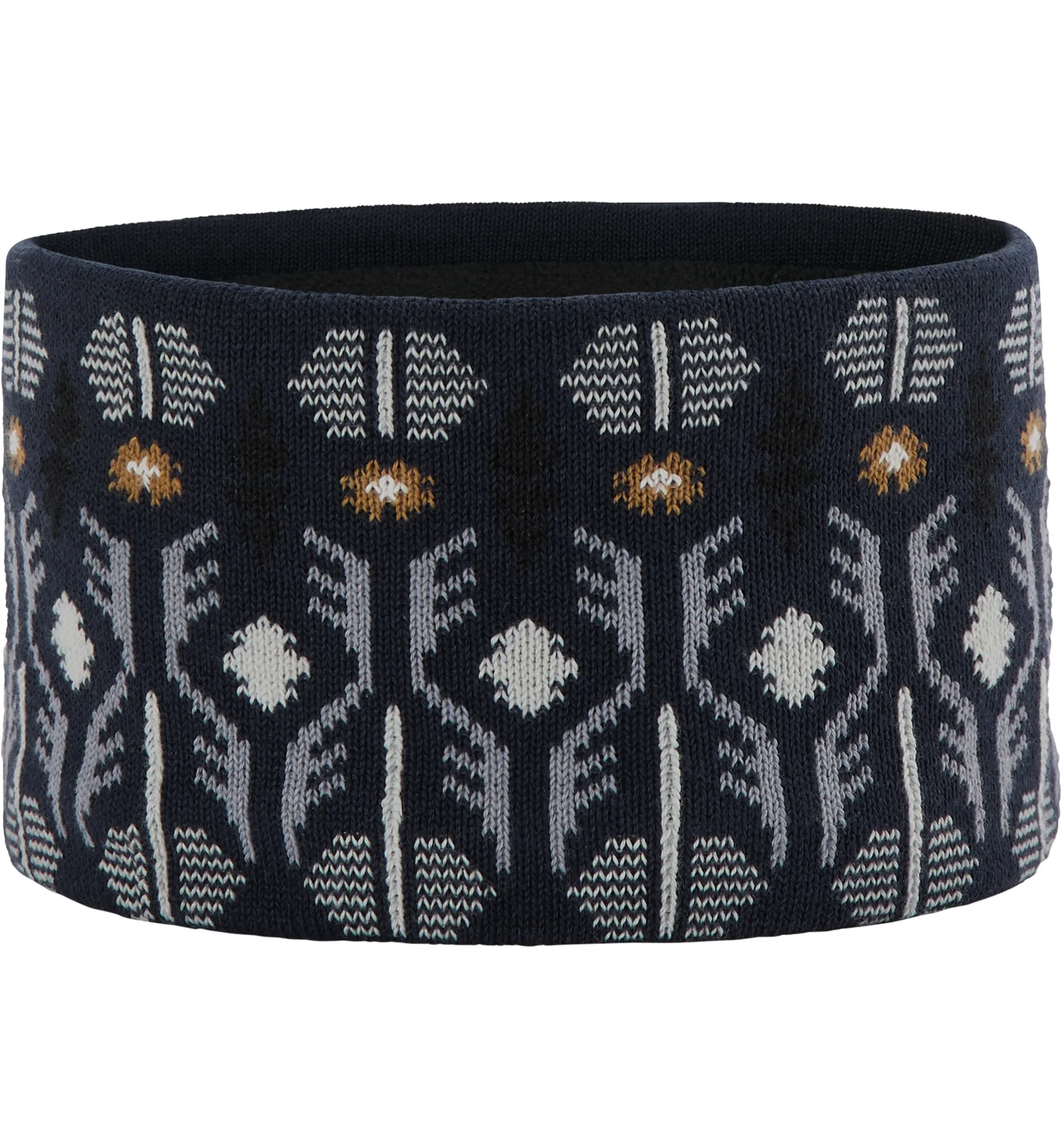 Mountain Jaquard Headband Tarn Blue Pattern