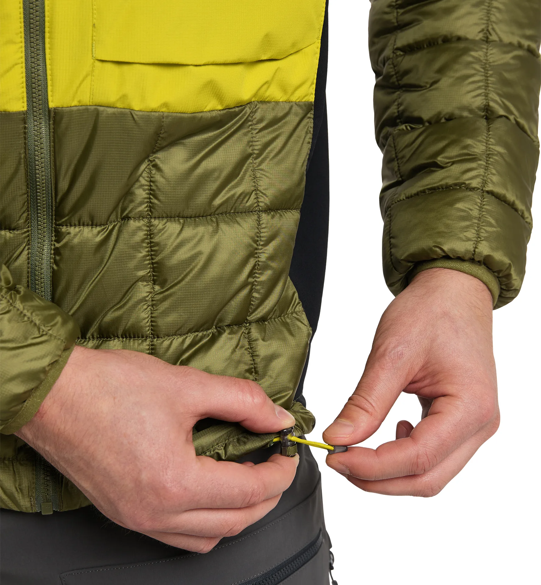 Nordic Mimic Hood Men Olive Green/Aurora