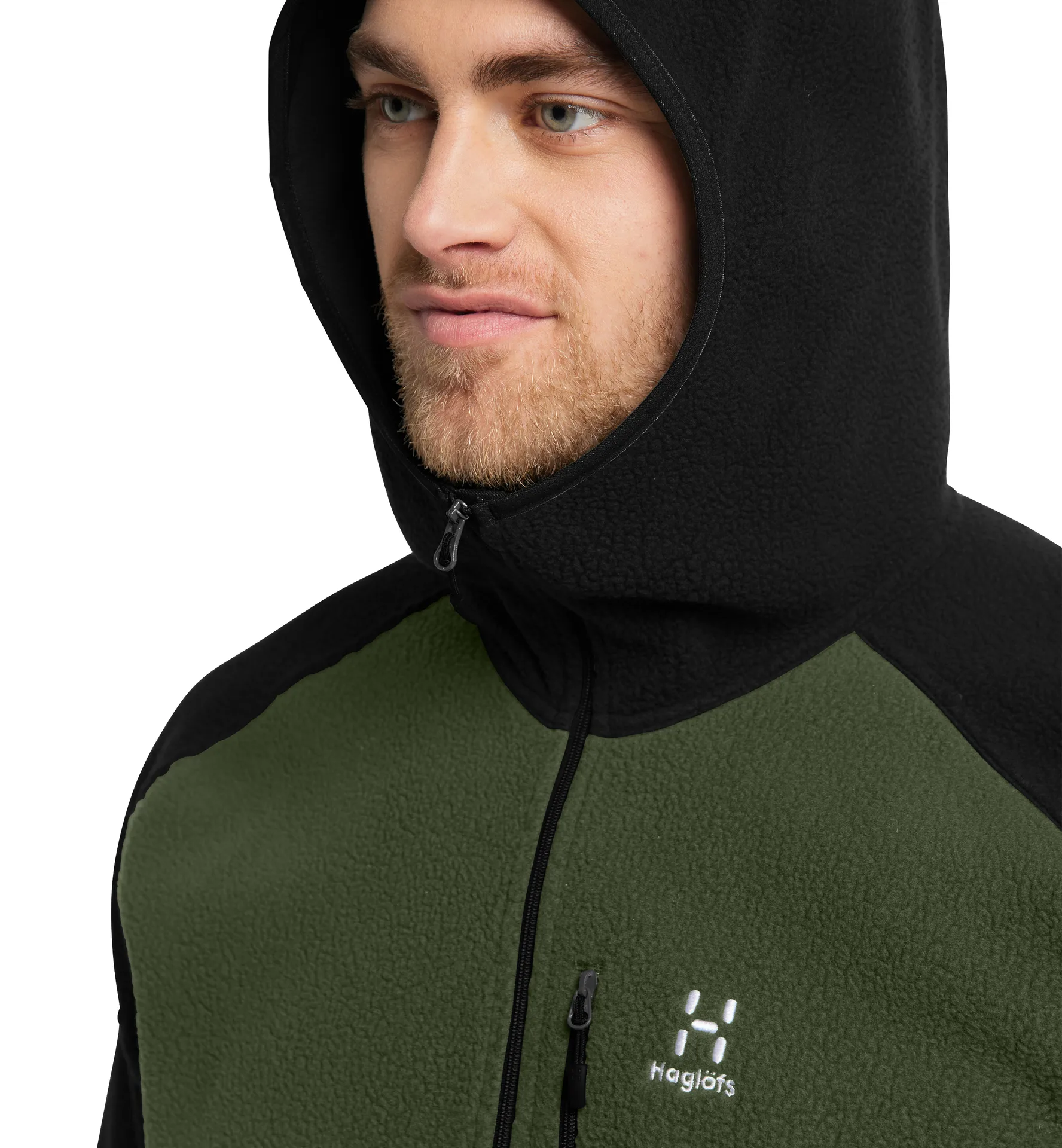 Lava Hood Men Seaweed Green/True Black