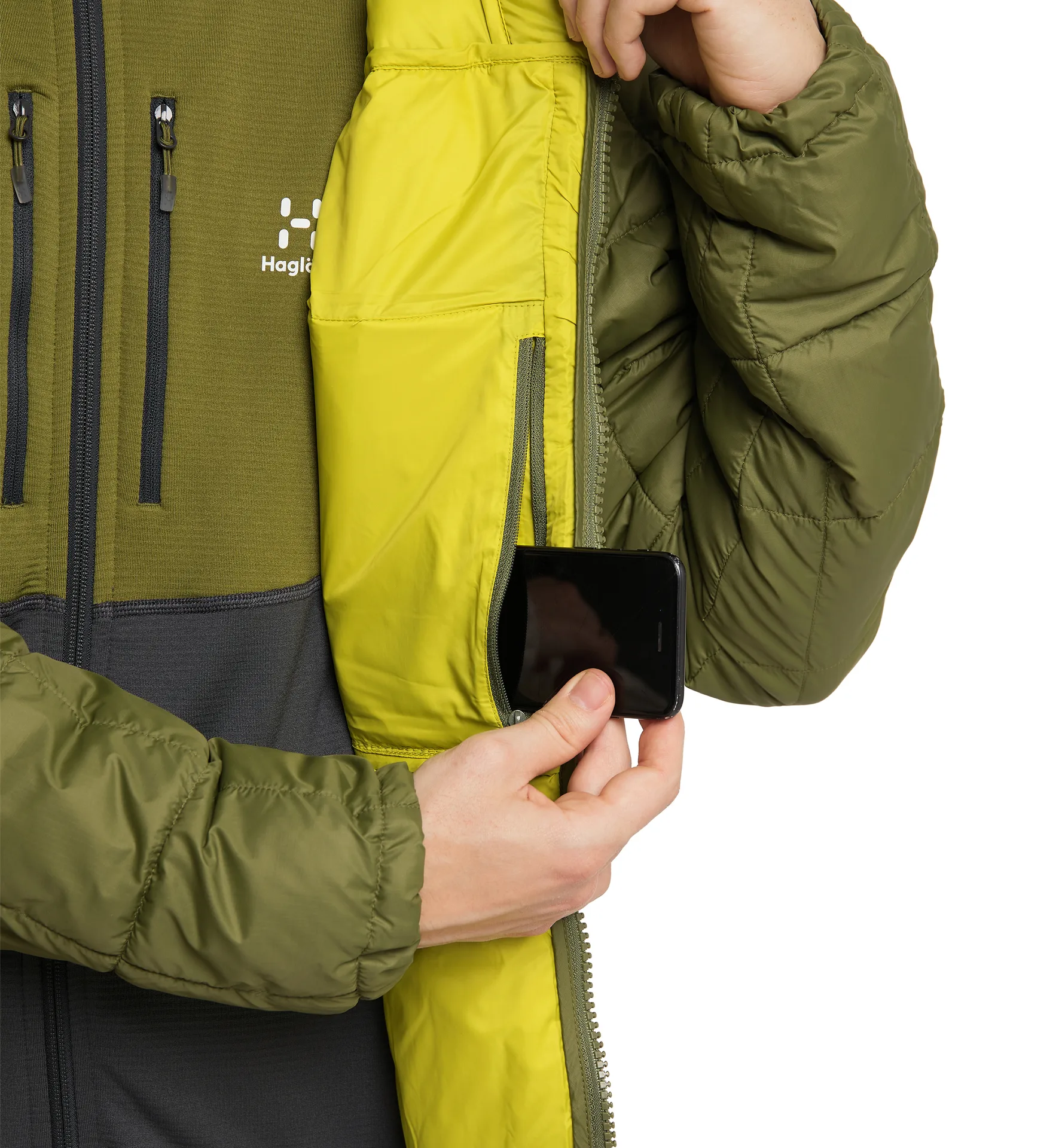 ROC Mimic Hood Men Olive Green