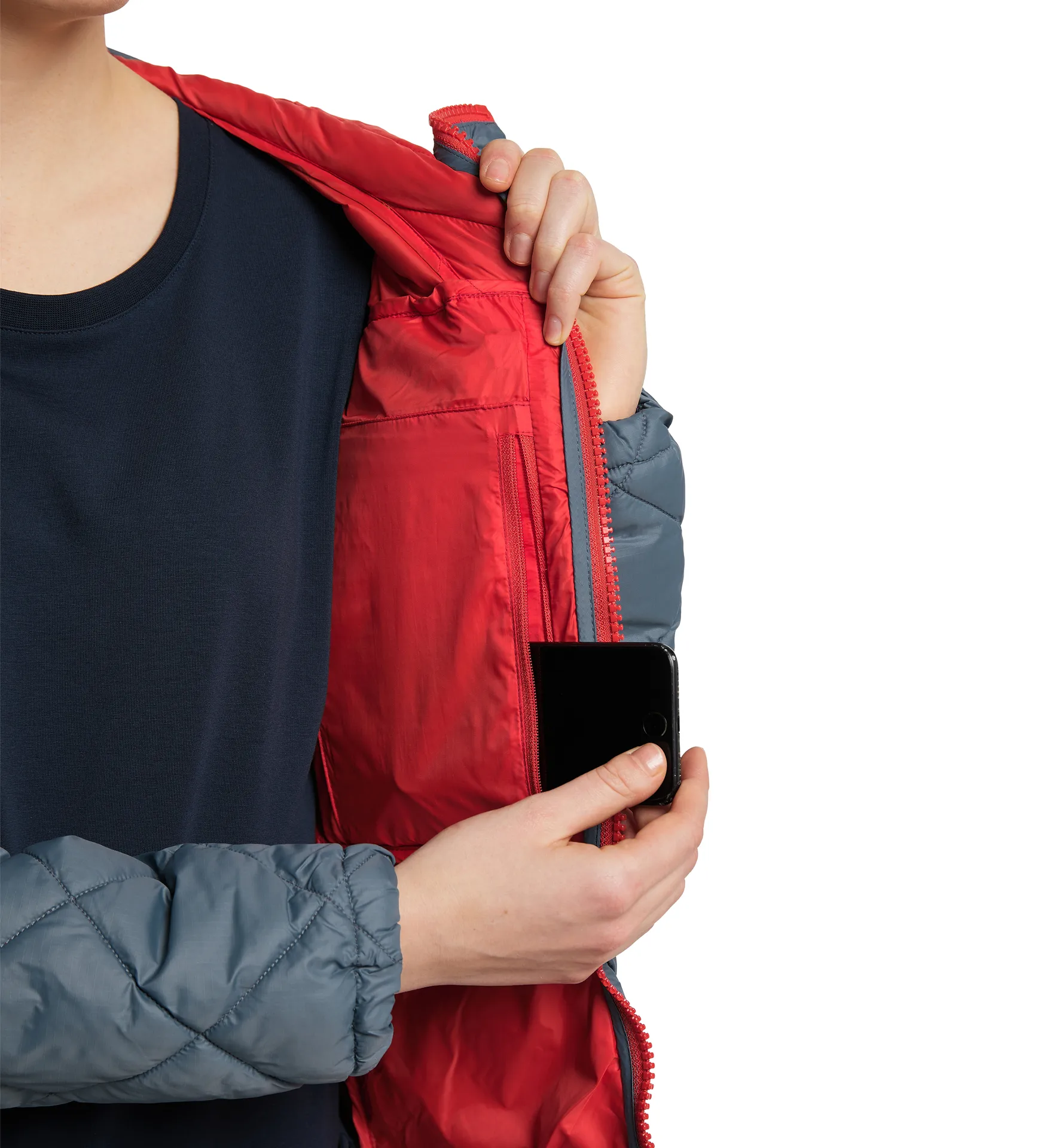 ROC Mimic Hood Women Steel Blue