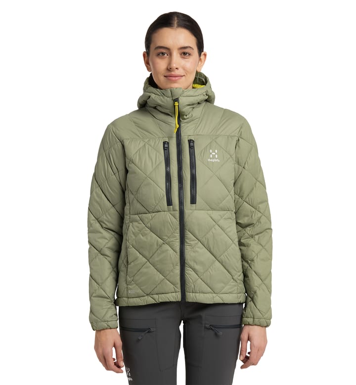 Roc Mimic Hood Women Thyme Green