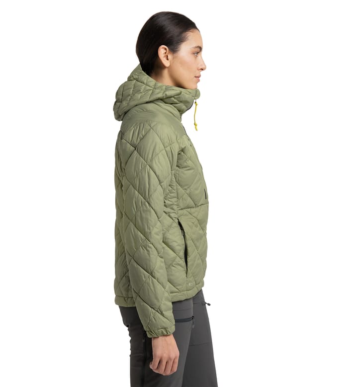 Roc Mimic Hood Women Thyme Green