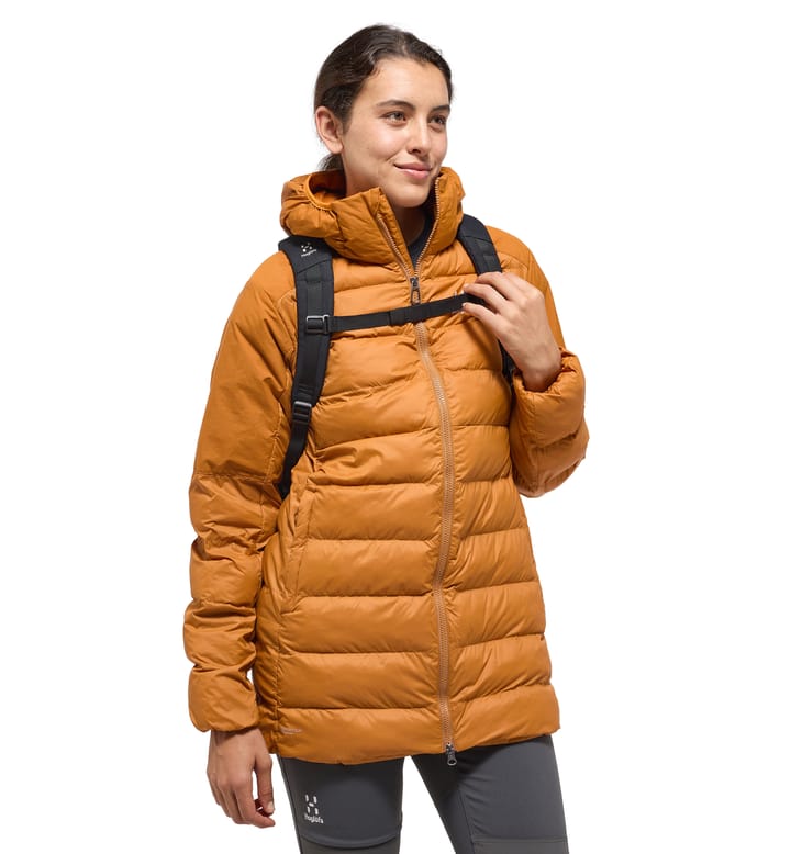 Dala Mimic Parka Women Golden Brown Dala Mimic Parka Women Golden Brown