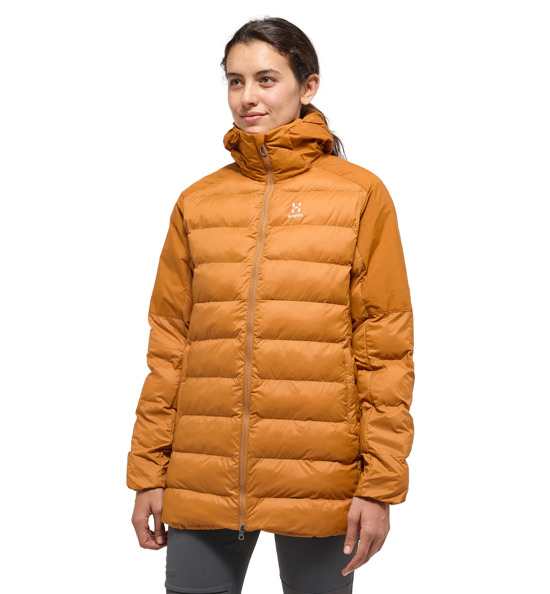 Dala Mimic Parka Women Golden Brown