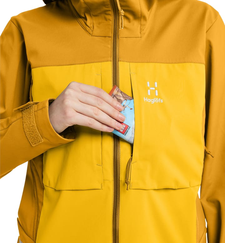 Touring Infinium Jacket Women Pumpkin Yellow/Autumn Leaves Touring Infinium Jacket Women Pumpkin Yellow/Autumn Leaves