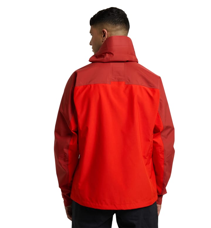 ROC Flash GTX Jacket Men Zenith red/Corrosion