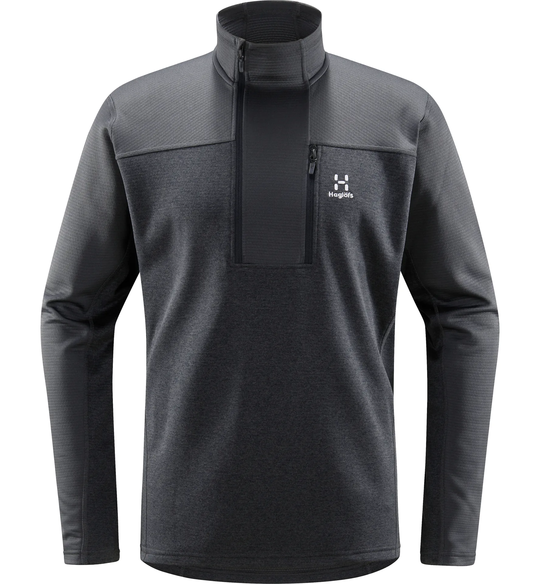 ROC Flash Mid Halfzip Men Magnetite