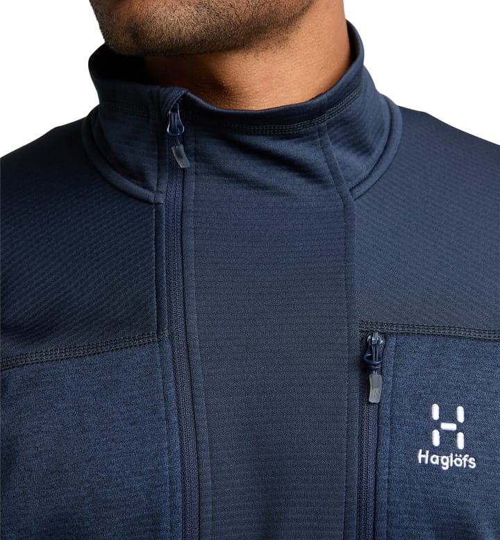 ROC Flash Mid Halfzip Men Tarn Blue