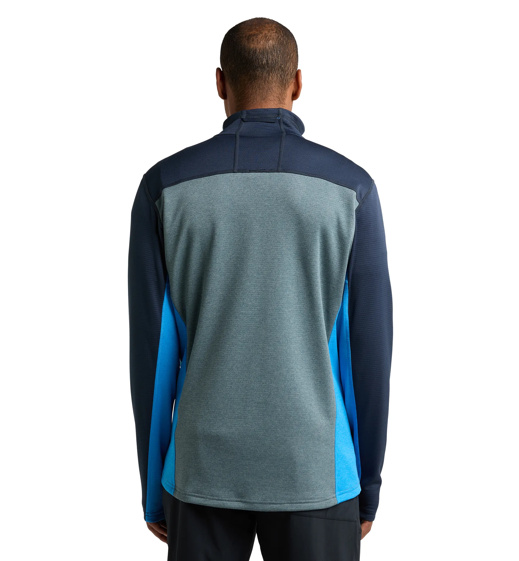 ROC Flash Mid Halfzip Men Tarn blue/Steel blue