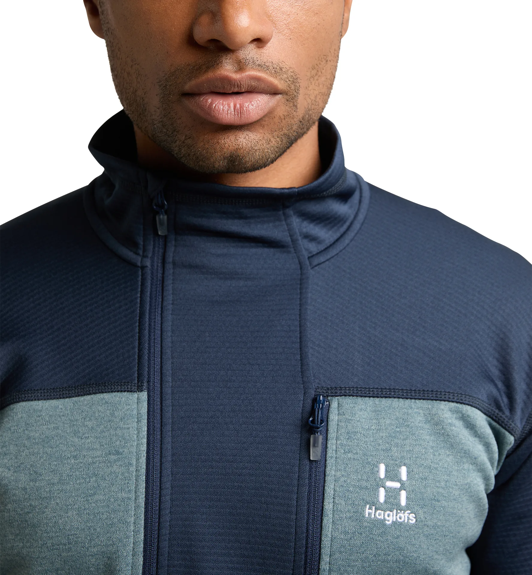 ROC Flash Mid Halfzip Men Tarn blue/Steel blue