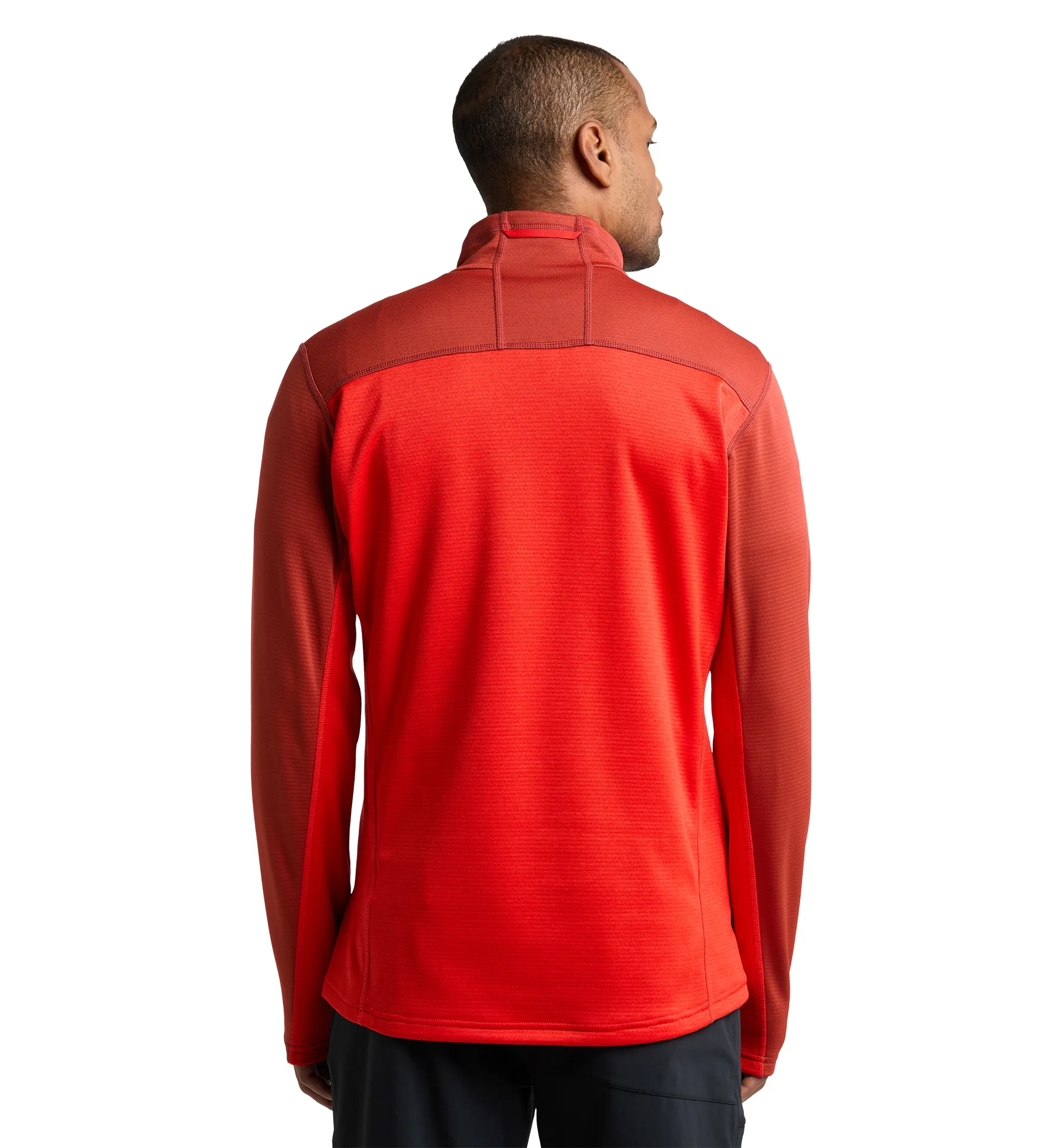 ROC Flash Mid Halfzip Men Corrosion/Zenith red
