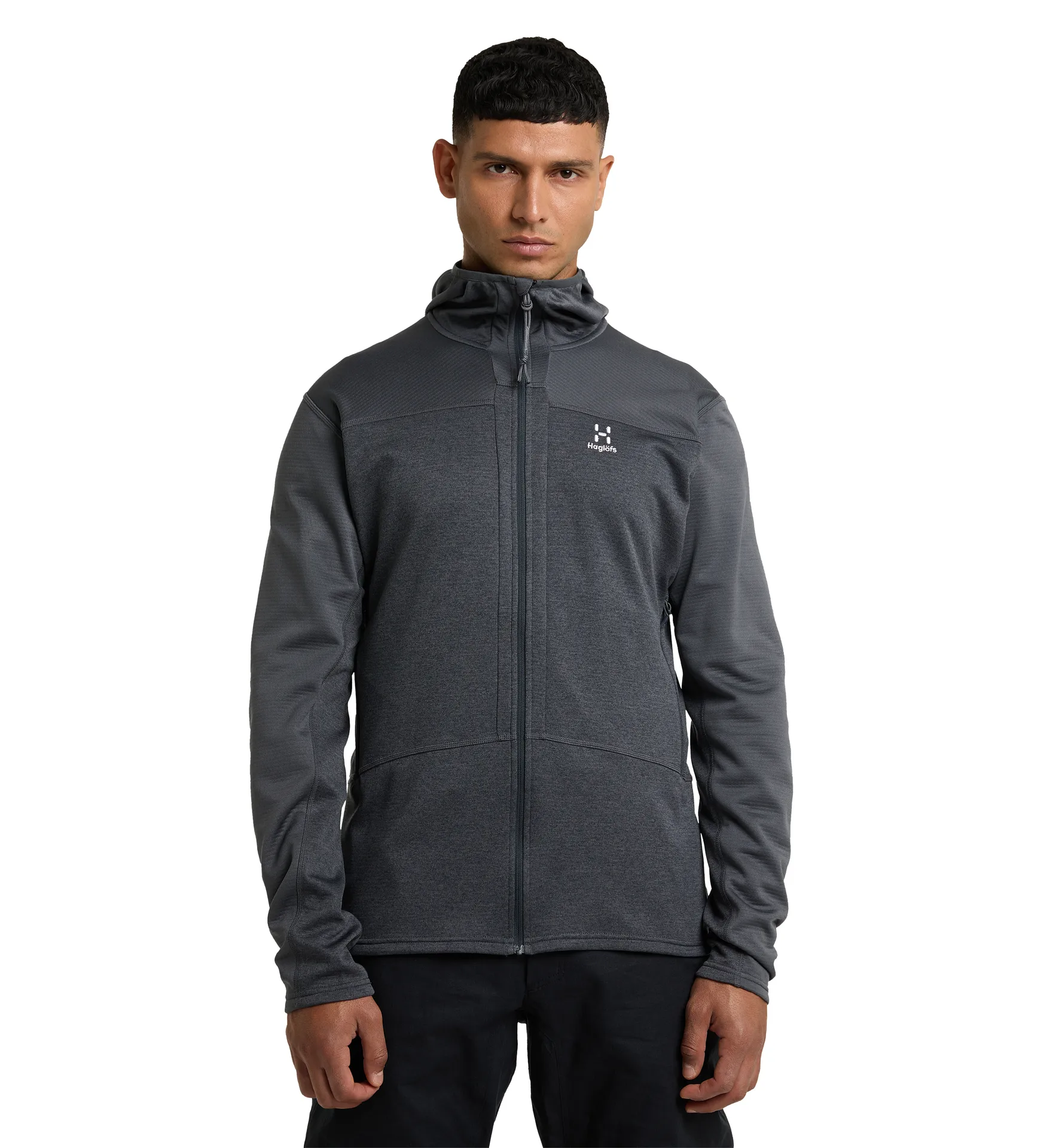 ROC Flash Mid Hood Men Magnetite