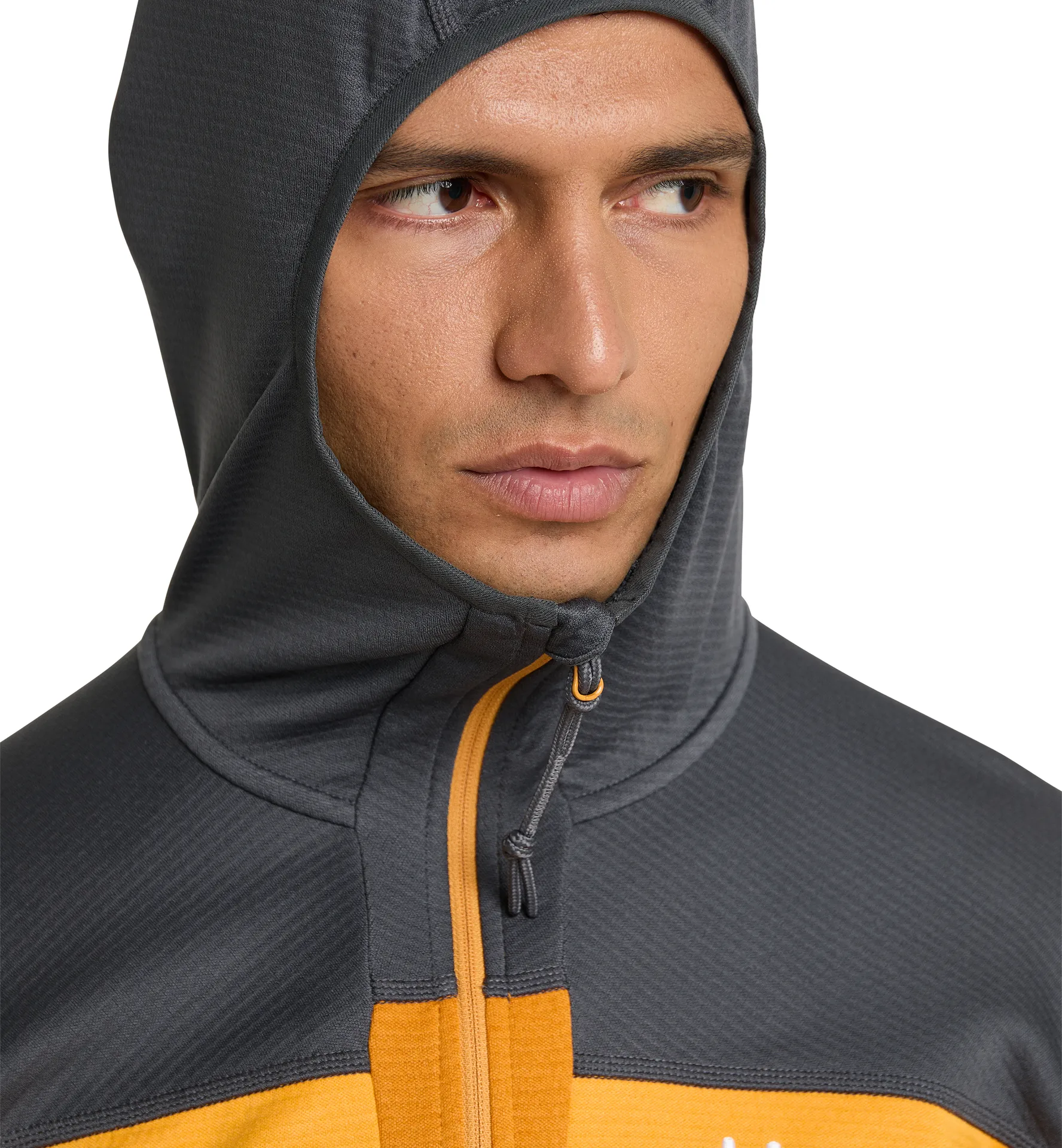 ROC Flash Mid Hood Men Magnetite/Sunny yellow