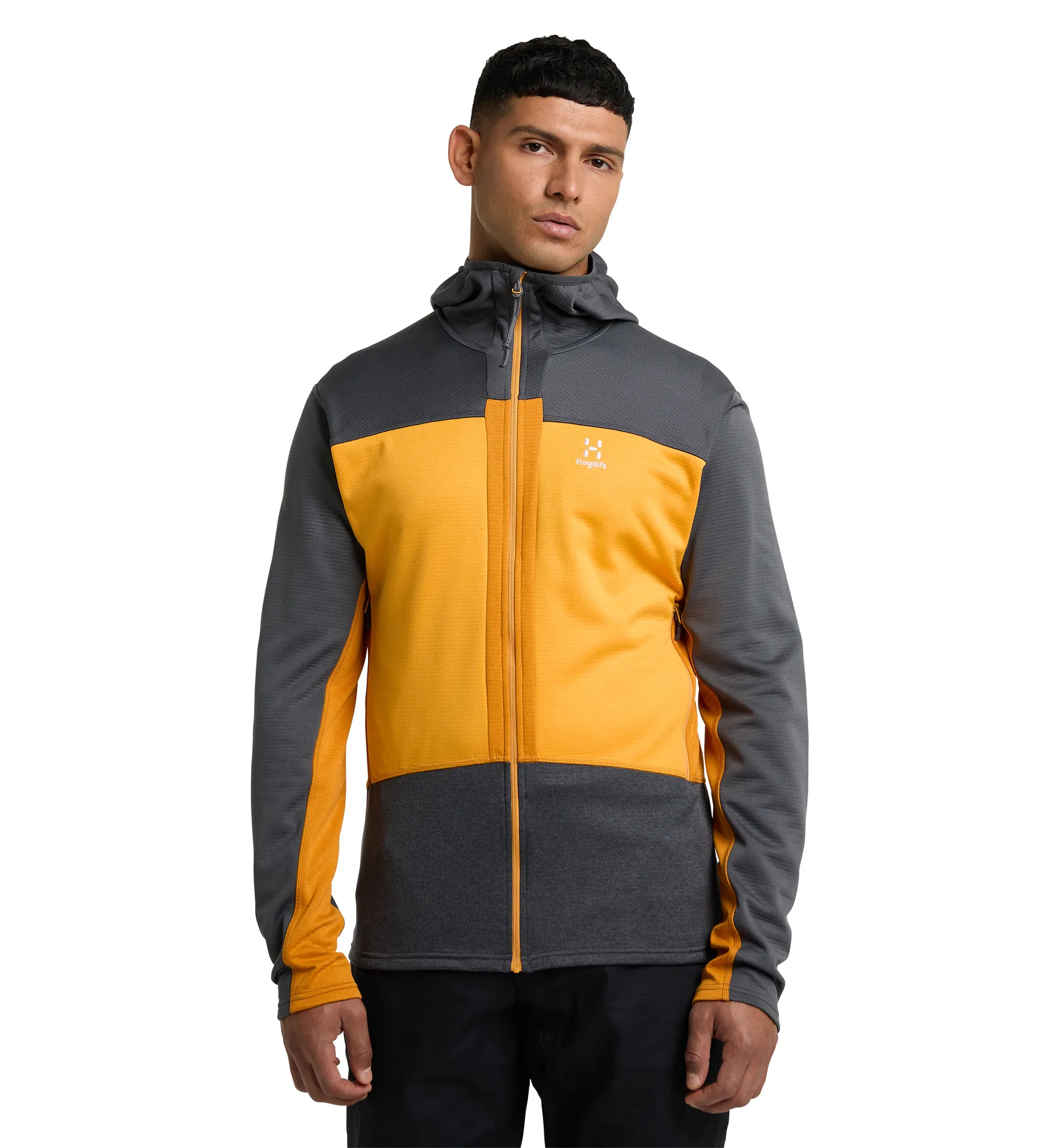 ROC Flash Mid Hood Men Magnetite/Sunny yellow