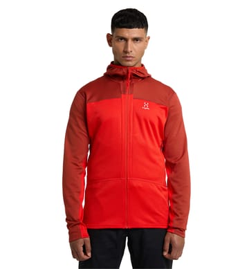 ROC Flash Mid Hood Men Corrosion/Zenith red