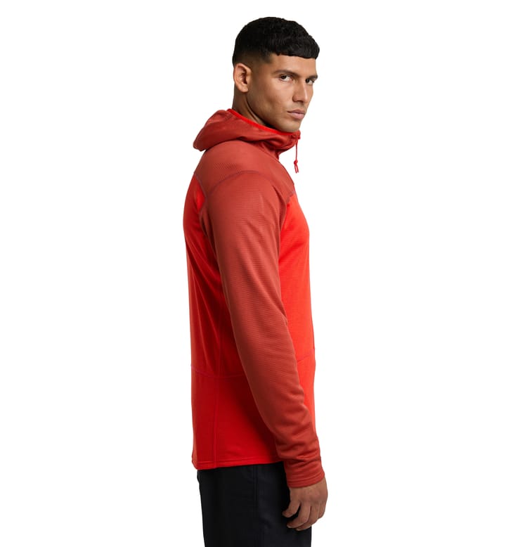 ROC Flash Mid Hood Men Corrosion/Zenith red