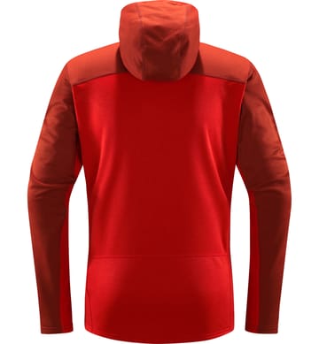 ROC Flash Mid Hood Men Corrosion/Zenith red