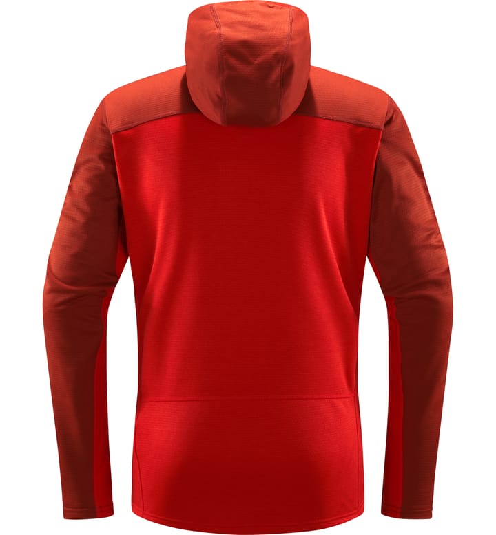 ROC Flash Mid Hood Men Corrosion/Zenith red