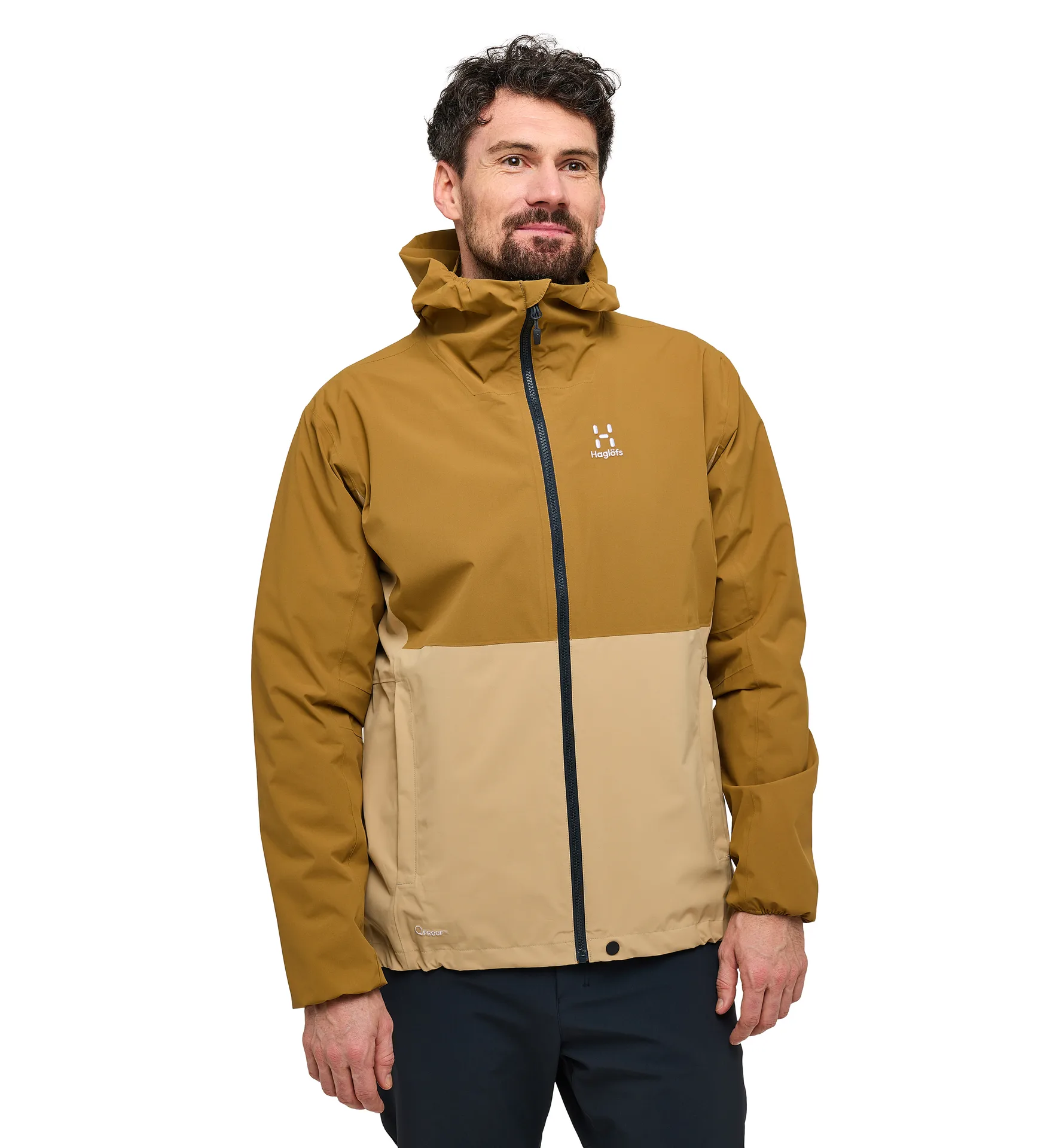 Sparv Proof Jacket Men Sand/Cinnamon Brown
