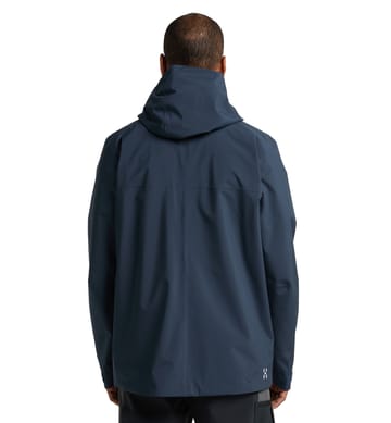 Koyal Proof Jacket Men Tarn Blue