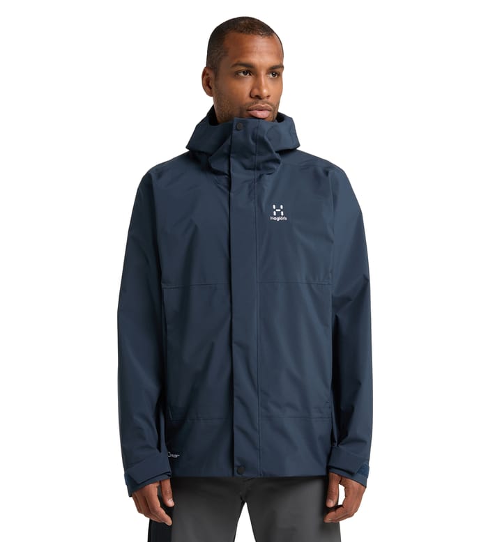 Koyal Proof Jacket Men Tarn Blue