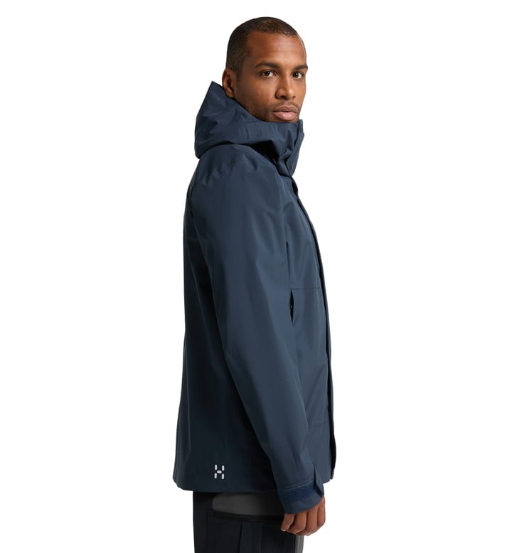 Koyal Proof Jacket Men Tarn Blue