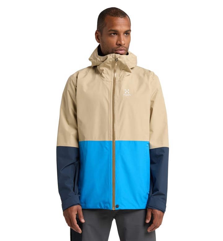 Finch Proof Jacket Men Sand/Tarn blue