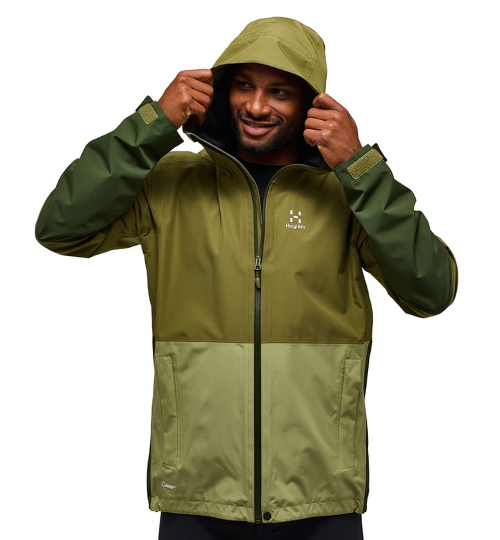 Finch Proof Jacket Men Olive Green/Seaweed Green