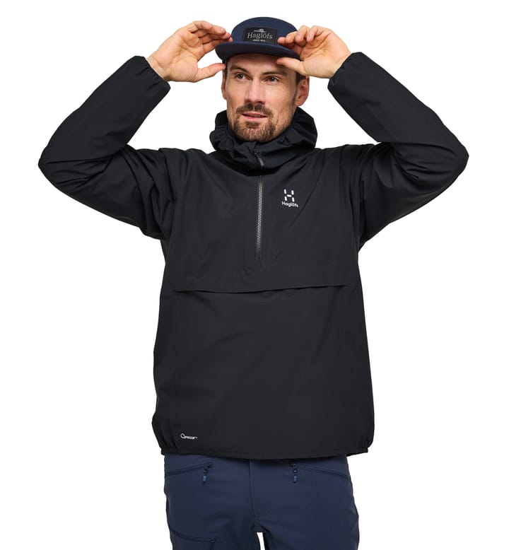 Sparv Proof Anorak Men True Black Sparv Proof Anorak Men True Black