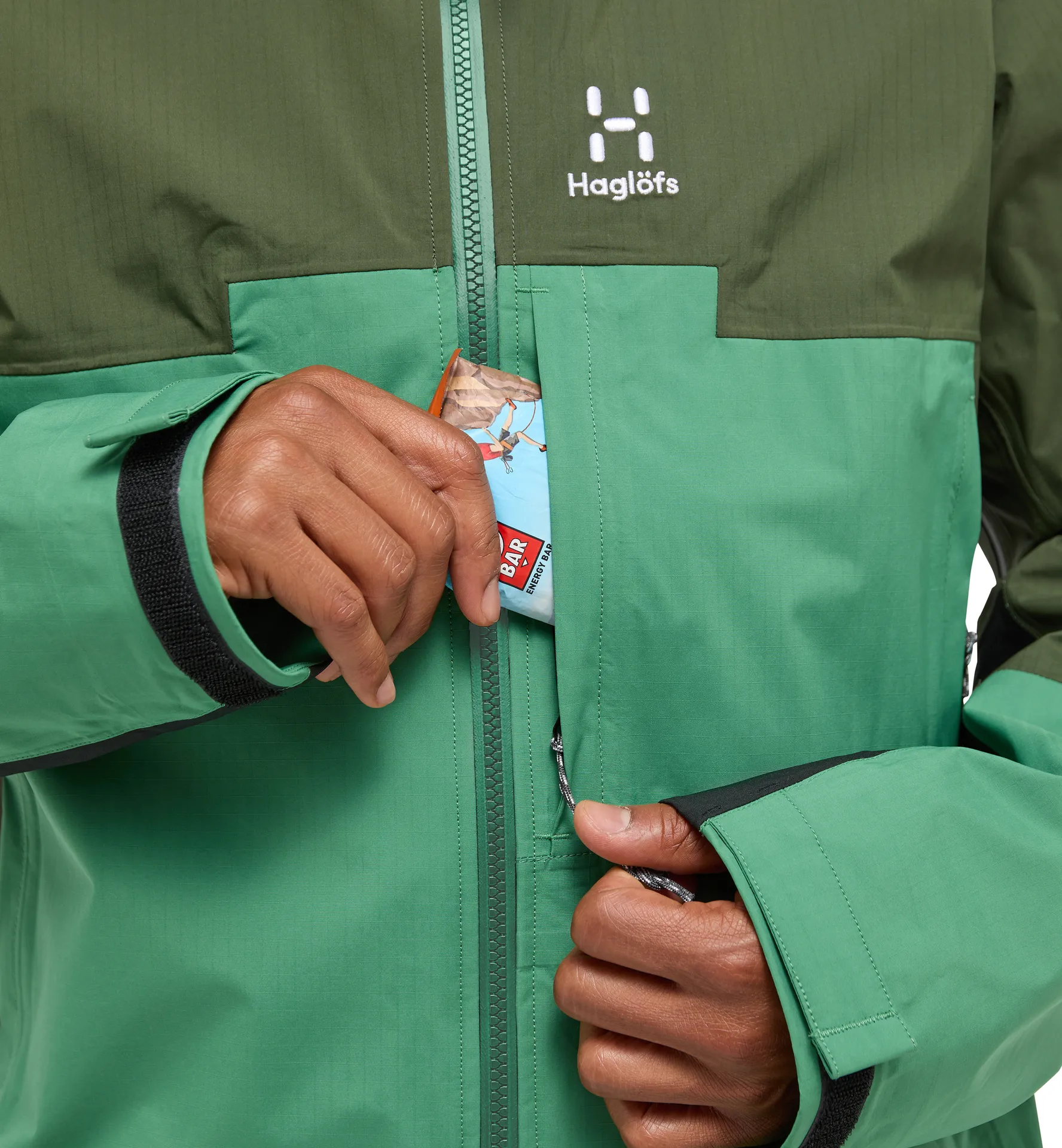 ROC Mono Proof Jacket Men Dk Jelly Green/Seaweed Green