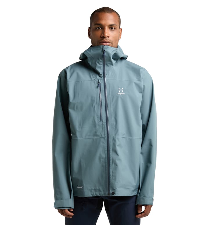 Front Proof Jacket Men Steel Blue