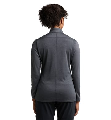 ROC Flash Mid Halfzip Women Magnetite