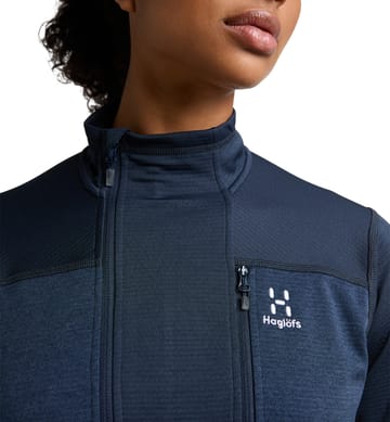 ROC Flash Mid Halfzip Women Tarn Blue