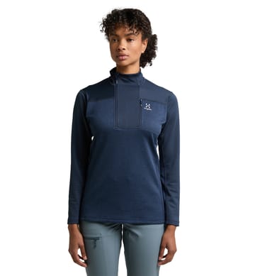 ROC Flash Mid Halfzip Women Tarn Blue