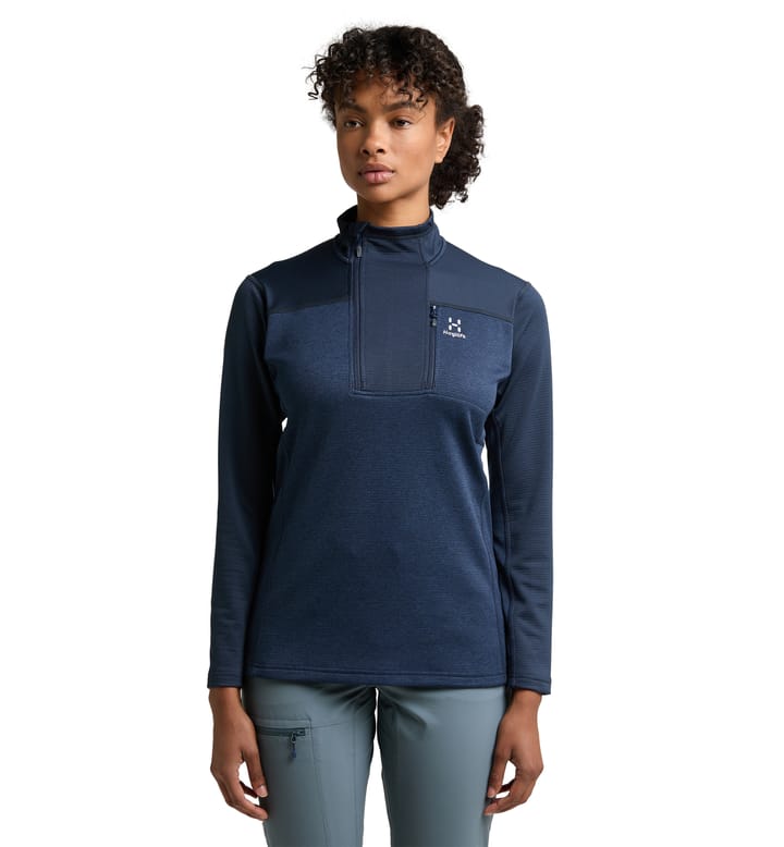 ROC Flash Mid Halfzip Women Tarn Blue ROC Flash Mid Halfzip Women Tarn Blue