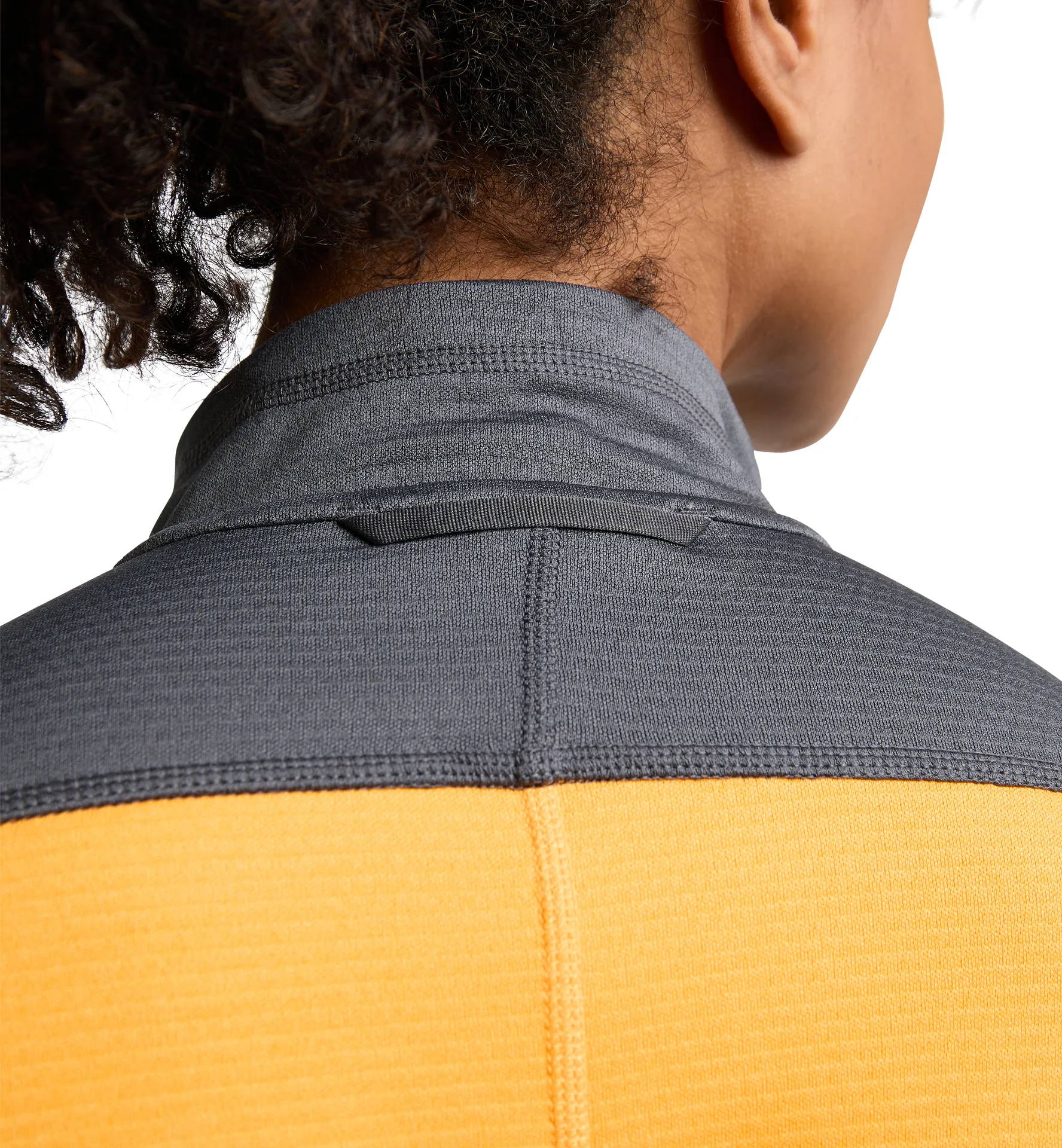 ROC Flash Mid Halfzip Women Magnetite/Sunny yellow