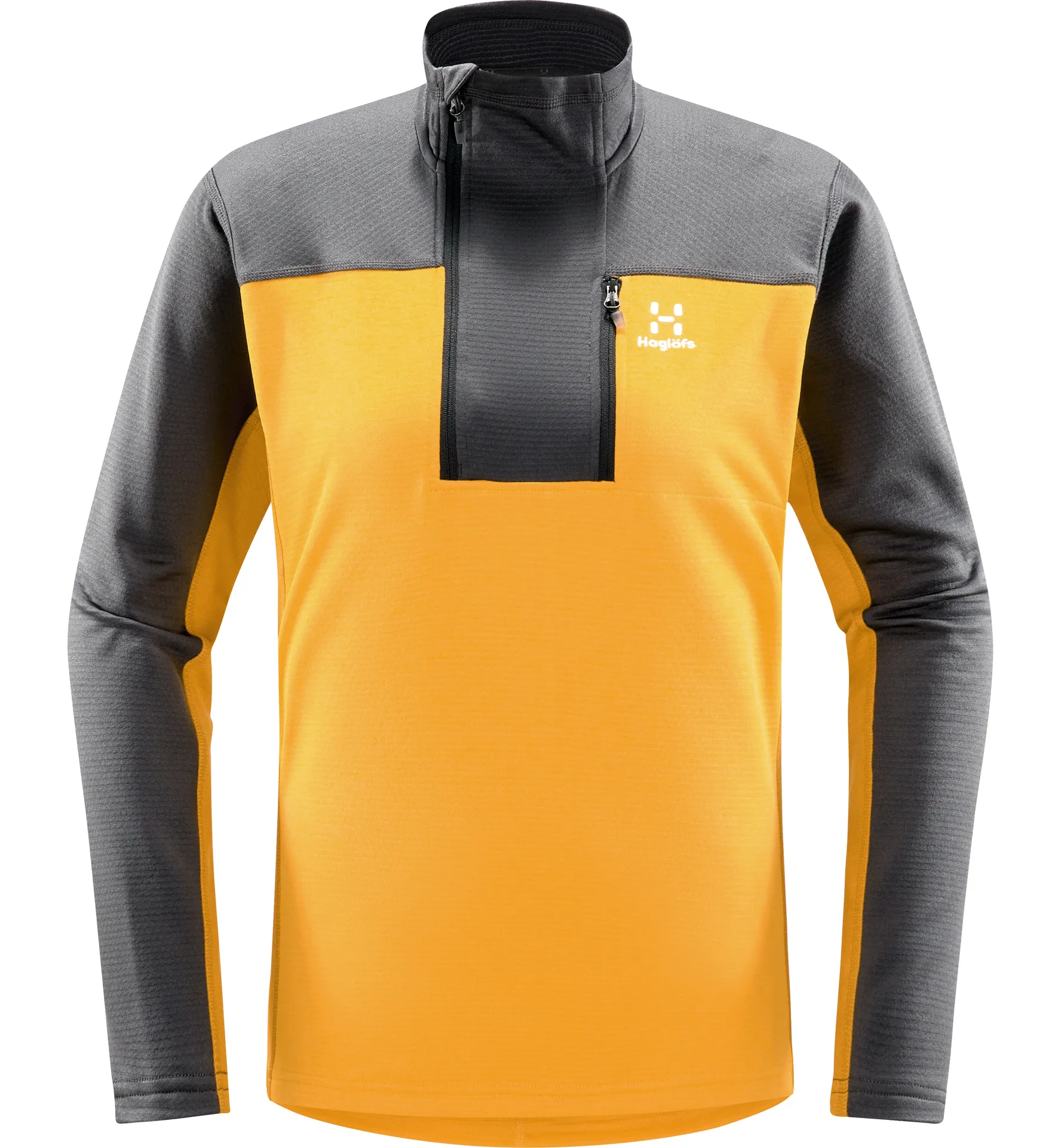 ROC Flash Mid Halfzip Women Magnetite/Sunny yellow