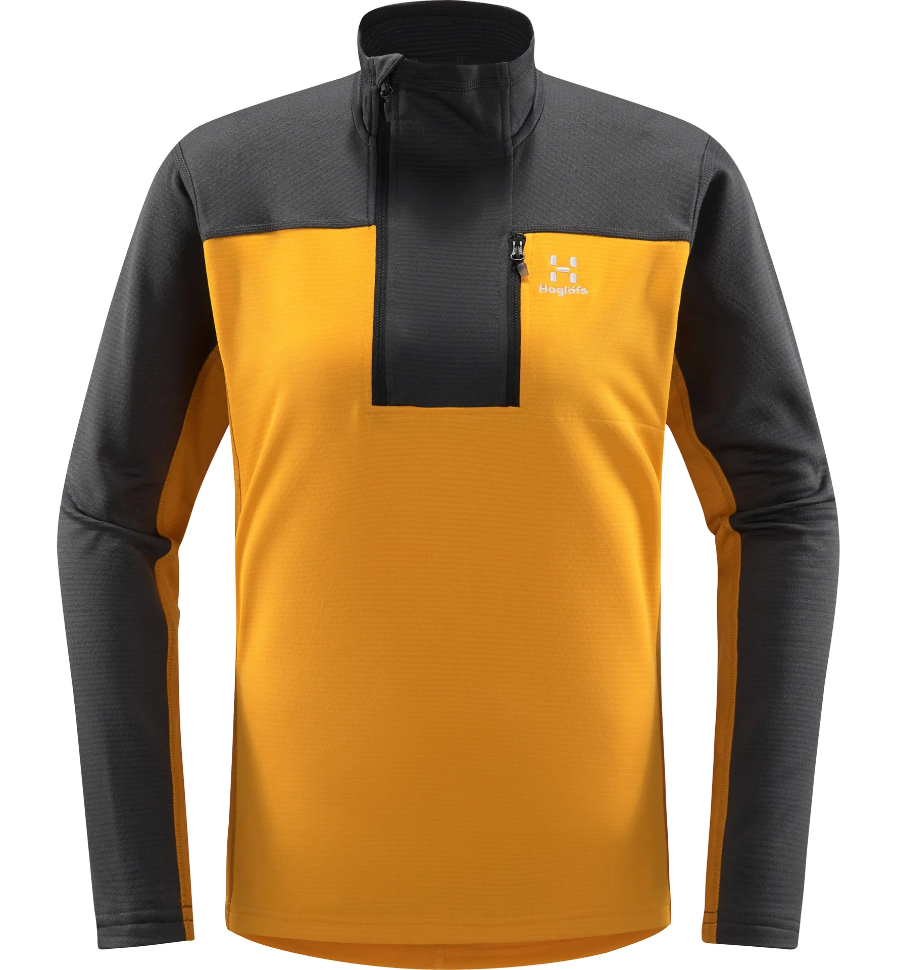 ROC Flash Mid Halfzip Women Magnetite/Sunny yellow