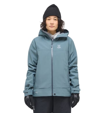 Front Proof Jacket Women Steel Blue