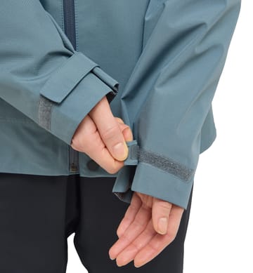 Front Proof Jacket Women Steel Blue