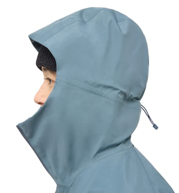 Front Proof Jacket Women Steel Blue