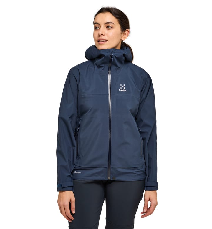 Front Proof Jacket Women Tarn Blue