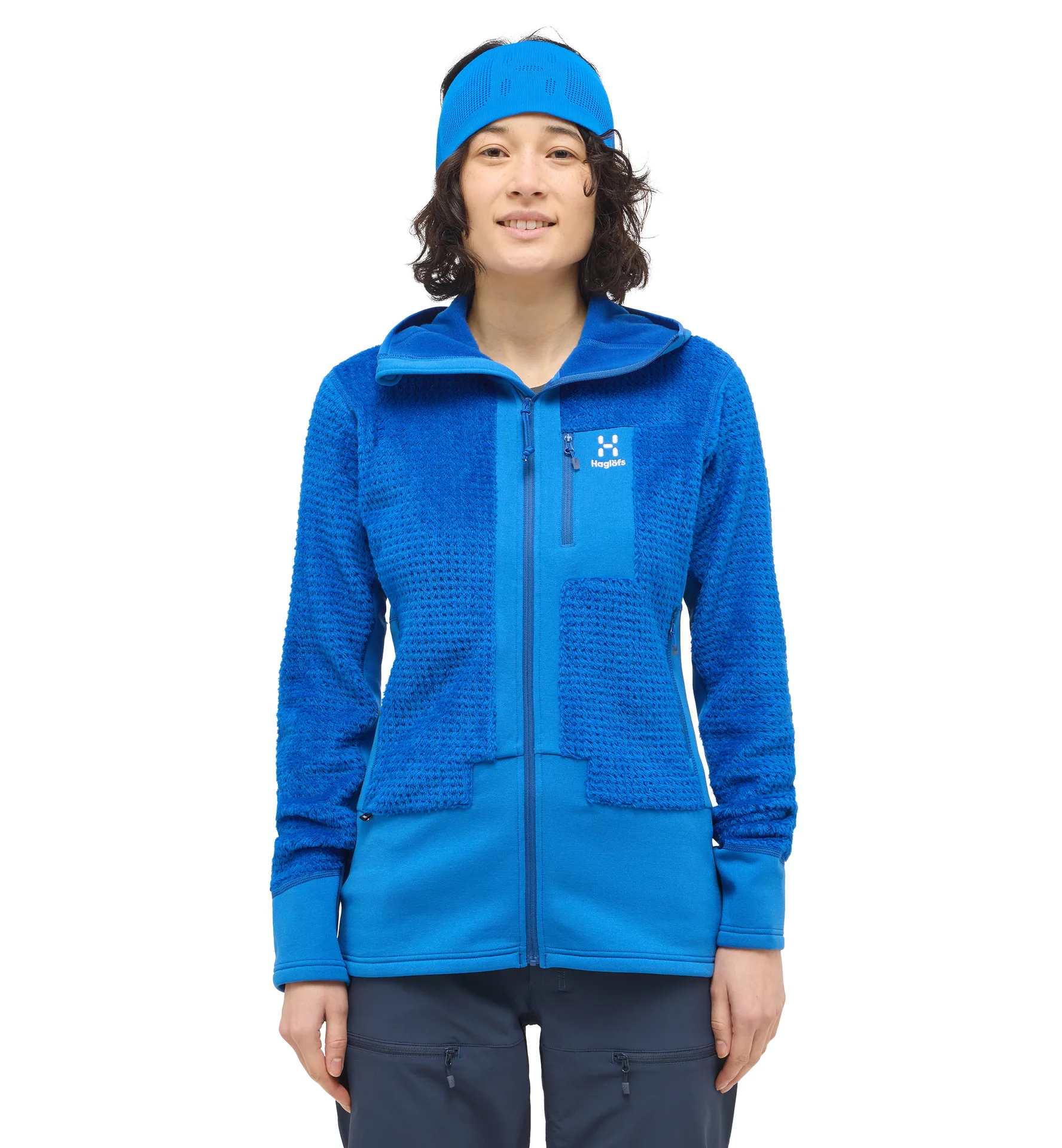 ROC Spitz Mid Hood Women Electric Blue