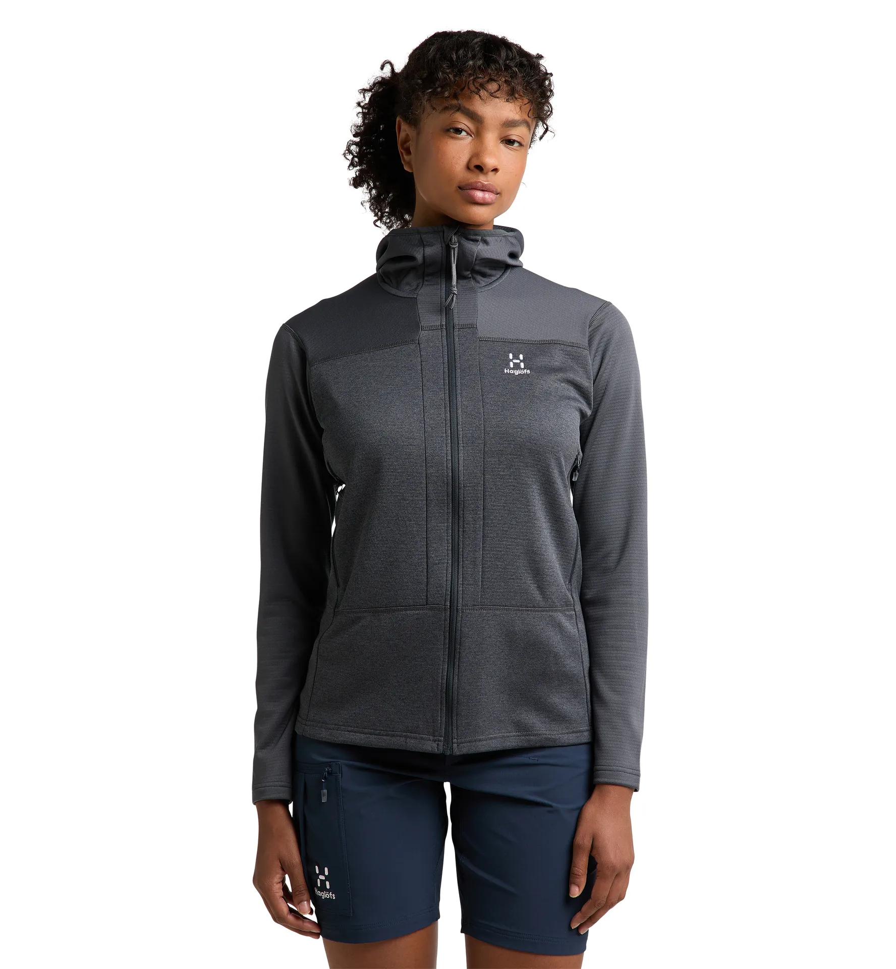 ROC Flash Mid Hood Women Magnetite