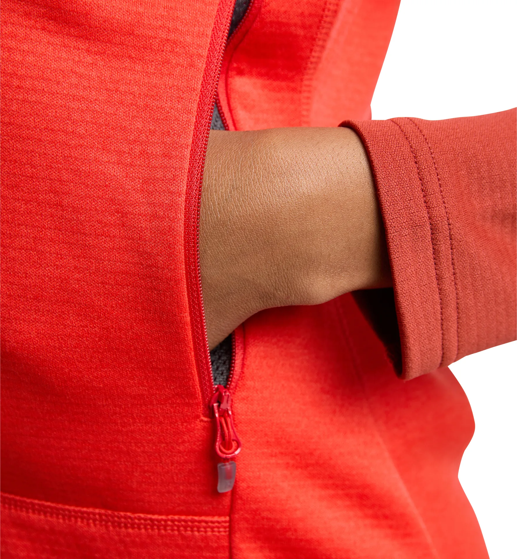 ROC Flash Mid Hood Women Corrosion/Poppy red