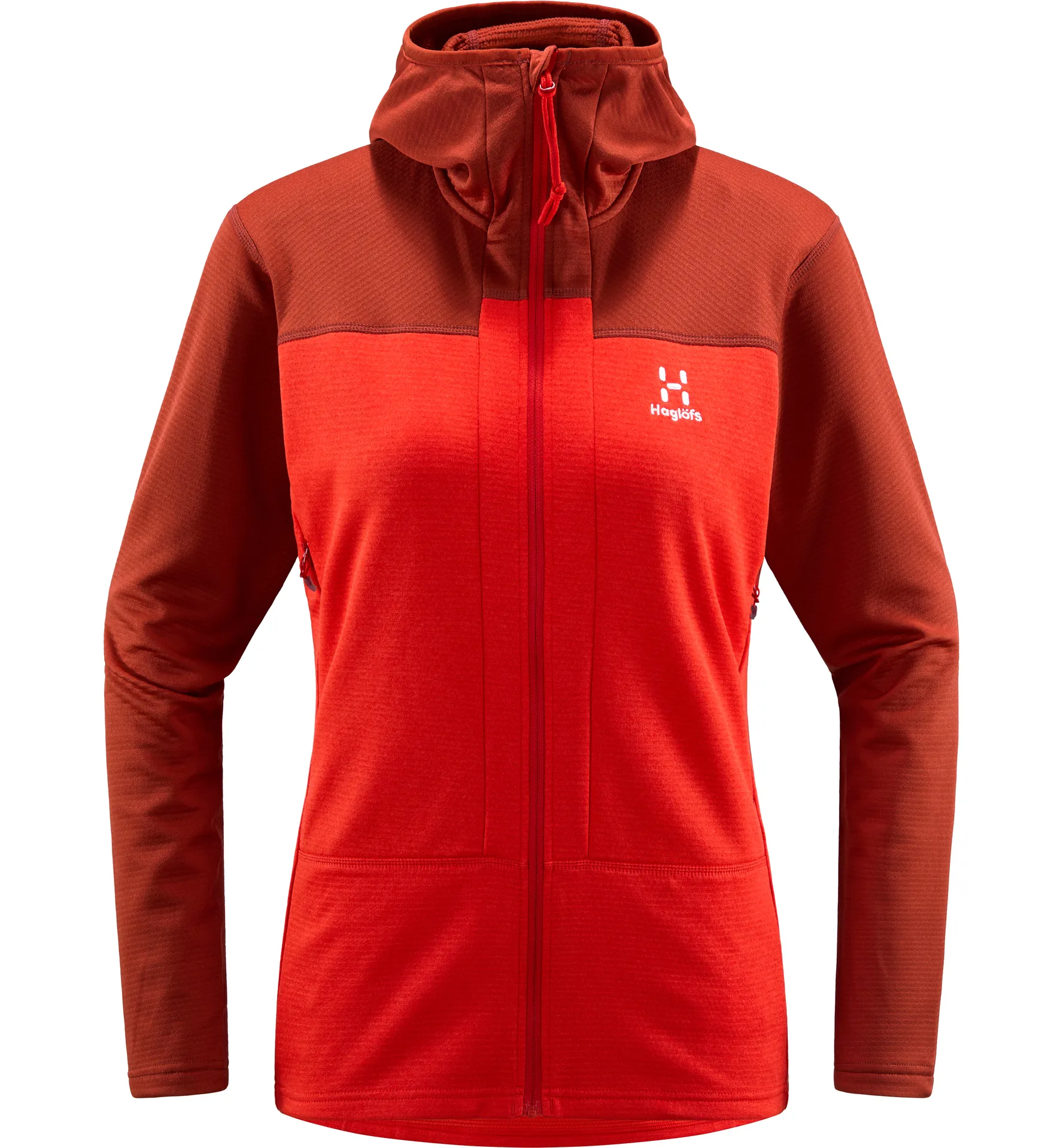 ROC Flash Mid Hood Women Corrosion/Poppy red