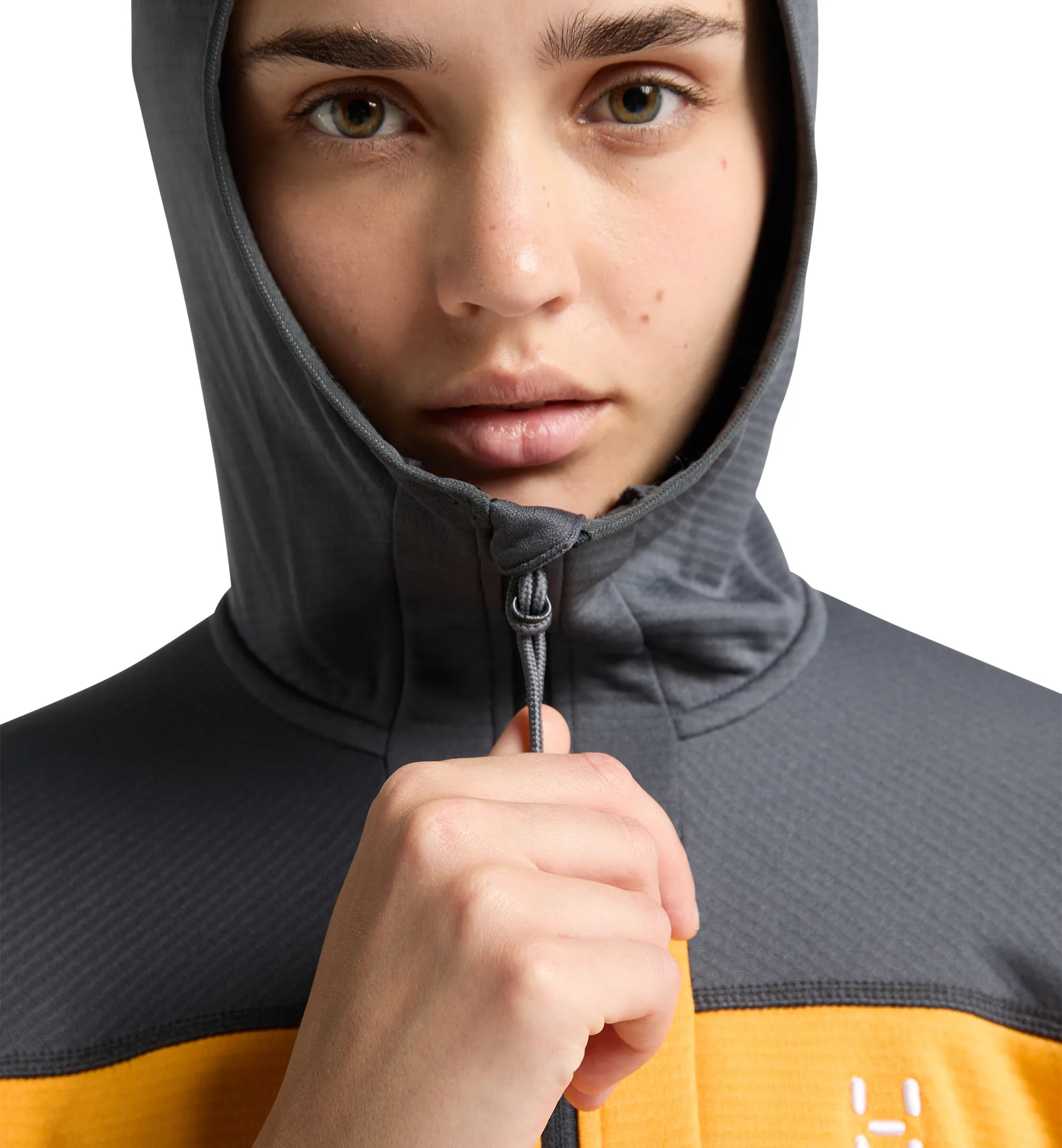 ROC Flash Mid Hood Women Magnetite/Sunny yellow