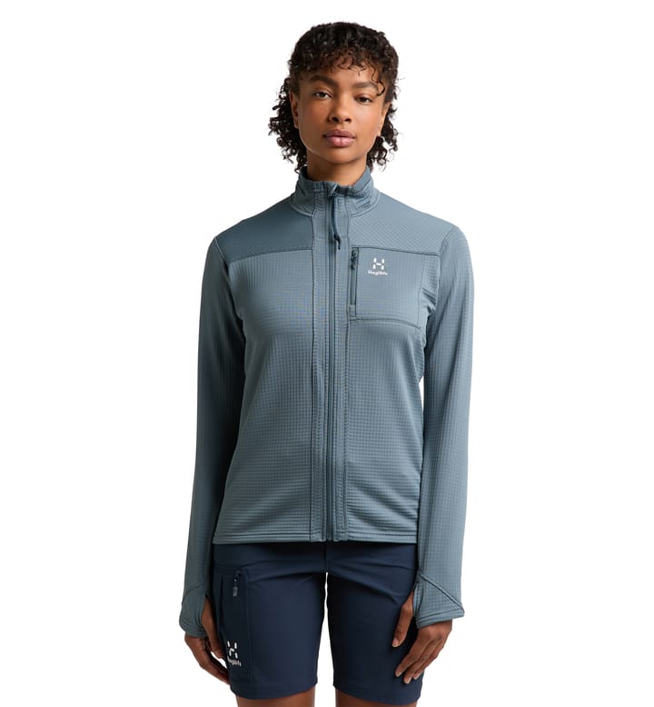 ROC Spitz Mid Jacket Women Steel Blue