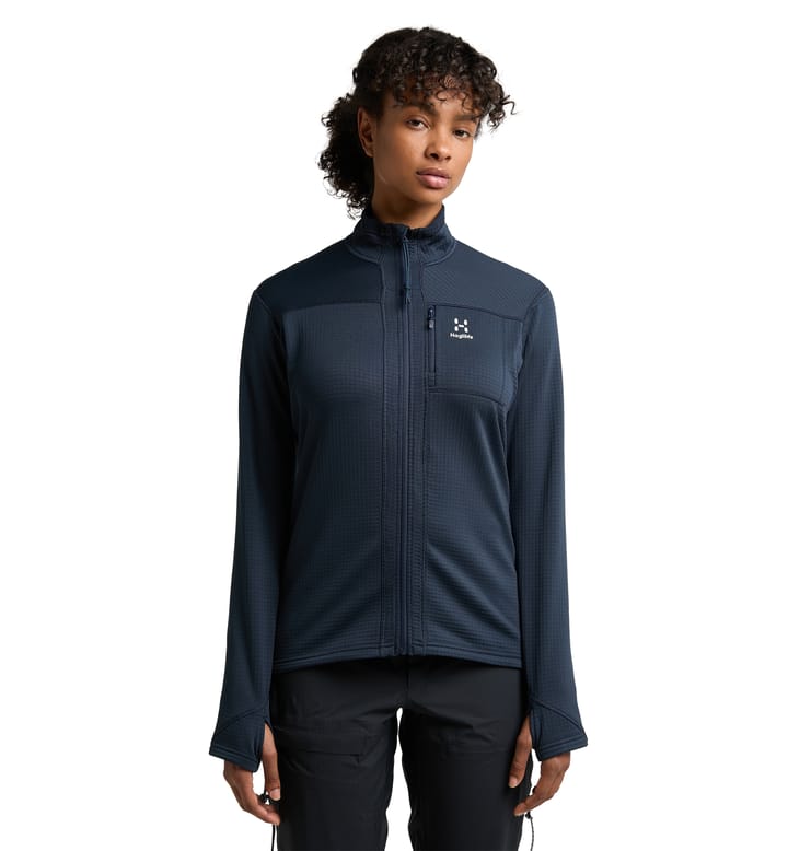 ROC Spitz Mid Jacket Women Tarn Blue